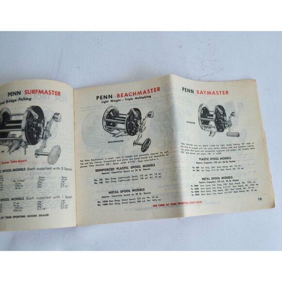 Vintage 1968 Penn Fishing Reels Catalog 30B Instruction Manual Repair Parts List - Picture 3 of 4